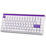 AULA Hero 84 HE Wired Magnetic Gaming Keyboard White Purple - Black King Magnetic Switch - Image 3