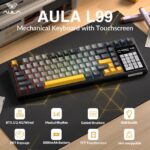 AULA L99 Smart-Screen Mechanical Keyboard BlackStorm Raindrop Switch - Image 2