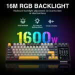 AULA L99 Smart-Screen Mechanical Keyboard BlackStorm Raindrop Switch - Image 4
