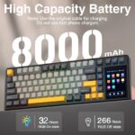 AULA L99 Smart-Screen Mechanical Keyboard BlackStorm Raindrop Switch - Image 5