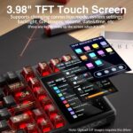 AULA L99 Smart-Screen Mechanical Keyboard Crimson Shadow - Caramel Latte Switch - Image 3