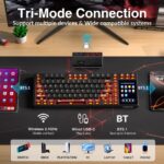 AULA L99 Smart-Screen Mechanical Keyboard Crimson Shadow - Caramel Latte Switch - Image 6