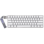 AULA MINI60 HE Pro 60% Tri-Mode Wireless Hall Effect Gaming Keyboard – White (Mistcloud Switch)