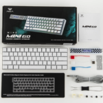 AULA MINI60 HE Pro 60% Tri-Mode Wireless Hall Effect Gaming Keyboard – White (Mistcloud Switch) - Image 16
