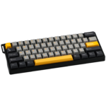 AULA WIN60 HE Max 60% Wired Hall Effect Gaming Keyboard – Grey/Yellow/Black (Wing Chun Switch) - Image 6