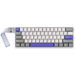 AULA WIN60 HE Max 60% Wired Hall Effect Gaming Keyboard – White/Grey/Blue (Wing Chun Switch) - Image 2