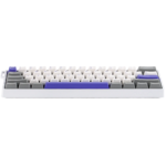 AULA WIN60 HE Max 60% Wired Hall Effect Gaming Keyboard – White/Grey/Blue (Wing Chun Switch) - Image 4