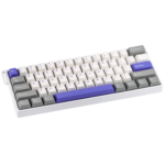 AULA WIN60 HE Max 60% Wired Hall Effect Gaming Keyboard – White/Grey/Blue (Wing Chun Switch) - Image 6