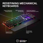 SteelSeries Apex 7 Red Linear Switch Gaming Keyboard with OLED Smart Display - Image 5