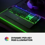 SteelSeries Apex 7 Red Linear Switch Gaming Keyboard with OLED Smart Display - Image 9