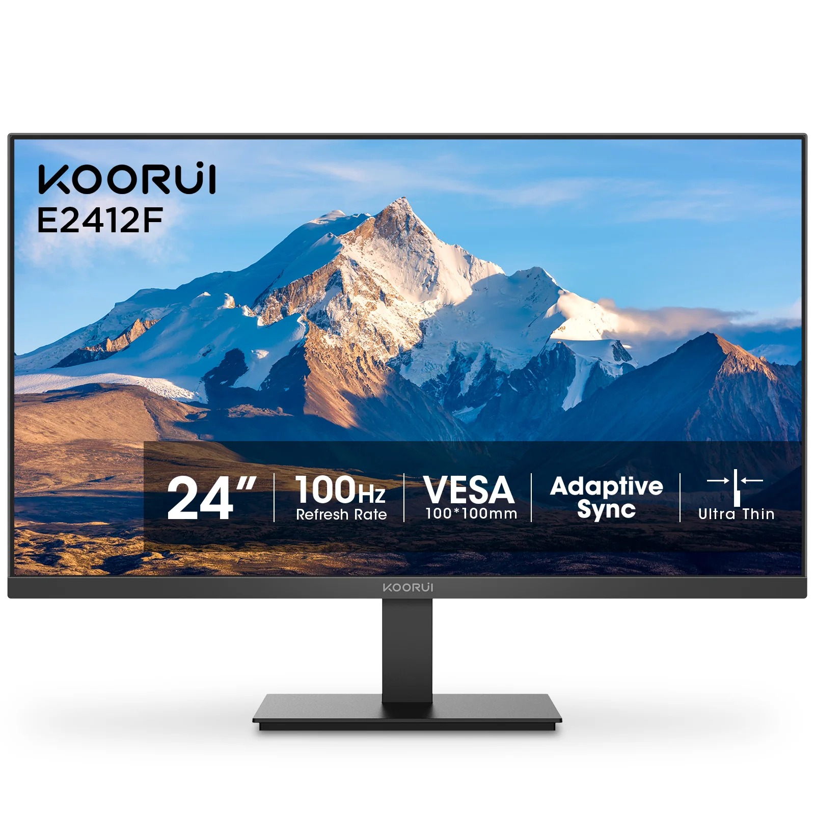 KOORUI E2411K 24-inch IPS FHD KOORUI E2411K 23.8" IPS FHD 144Hz Business Monitor - Image 1