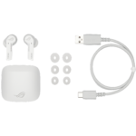 ASUS ROG Cetra True Wireless Gaming Earbuds White - Image 4