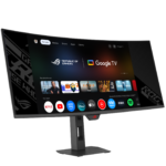 ASUS 34" XG34WCDMTG ( QD - OLED Panel, Res: 3440 X 1440, 240Hz, 0.03ms GTG, Android, WIFI, C,HDR,V.T.H.S, Curved ) Gaming Monitor - Image 2
