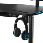 AndaSeat Shadow Warrior Adjustable Gaming Desk Black - Image 7