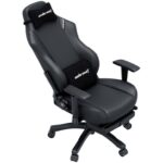 AndaSeat Luna Pro Premium Gaming Chair with Footrest Black - Image 4