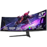 GFury Quantam Edge 240Hz 49" Curved 5K Gaming Monitor Black - Image 2