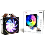 GFury Glacier X2 GF-T600 RGB 6 Heat Pipes Dual Fan CPU Cooler - Image 4