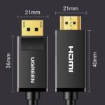 UGREEN 10239 4K Displayport to HDMI Uni Directional Cable 1.5m - Image 12