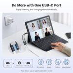 UGREEN 25837 Magnetic 2 in 1 USB C to 3.5mm Audio Adapter and Charger with PD 60W, HiRes 32bit/384kHz, Aux to USB C with Fast Charging - Image 7