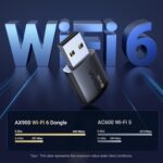 UGREEN 35264 WiFi-6 AX900 900Mbps WiFi Adapter 5G 2.4G Dual Band WiFi Dongle for PC Laptop - Image 3