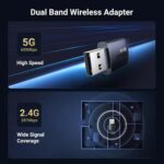 UGREEN 35264 WiFi-6 AX900 900Mbps WiFi Adapter 5G 2.4G Dual Band WiFi Dongle for PC Laptop - Image 4