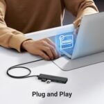 UGREEN 35574 USB 3.0 Hub - 4× USB-A 3.0 ports, with up to 5Gbps data transfer speed, 1-meter cable, and ultra-slim portable design (4-in-1) - Image 5