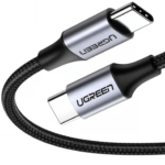 UGREEN 50152 USB C to USB C 60W Fast Charging Nylon Braided Cable 2m
