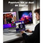 UGREEN 65383 Thunderbolt 4 USB-C Gen4 240W 80Gbps, USB 4.0, 16K/8K 60Hz Cable 1m - Image 4