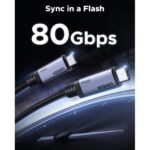 UGREEN 65383 Thunderbolt 4 USB-C Gen4 240W 80Gbps, USB 4.0, 16K/8K 60Hz Cable 1m - Image 3