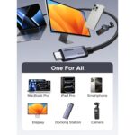 UGREEN 65383 Thunderbolt 4 USB-C Gen4 240W 80Gbps, USB 4.0, 16K/8K 60Hz Cable 1m - Image 7