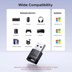 UGREEN 75073 USB Bluetooth 6.0 Adapter for PC, Bluetooth Dongle Receiver EDR & BLE, Plug & Play for Windows 11/10/8.1, for Headphone/ Keyboard/ Mouse/ Speakers/ Printer - Image 10