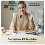 UGREEN 75725A AI-powered 2K Fine Webcam - Image 3