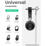 UGREEN 80701 Aluminum Headphone Stand Holder For Desk Steel Series - Image 8