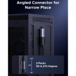 UGREEN 85632 HDMI 2.1 Angled 8K@60Hz 4K@240/144/120Hz 90 & 270 Degree Male to Female Connector 48Gbps Adapter - Image 5