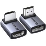 UGREEN 85632 HDMI 2.1 Angled 8K@60Hz 4K@240/144/120Hz 90 & 270 Degree Male to Female Connector 48Gbps Adapter - Image 2