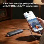 UGREEN 85774 USB-C Dual HDMI Docking Station - 2× HDMI, 2× USB-C, 1× USB-A 3.0, 1× USB-A 2.0, 1× SD card slot, 1× TF (MicroSD) card slot, and 1× USB-C PD power port. Supports Dual 4K@60Hz HDMI. (9-in-1) - Image 4