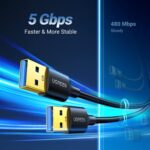 UGREEN 90576 USB-A 3.0 Male to Male Cable Black 3m - Image 4