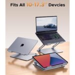 UGREEN 95187 Full Angle Hove Adjustable & Foldable Holder For Laptop Grey - Image 7