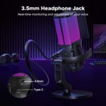UGREEN 65629 Noise Cancelling RGB 7-Light USB Desktop Microphone - Image 6