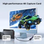 UGREEN 15389 2K@30Hz 1080P 60FPS Video Capture Card 4K Input HDMI to USB 3.0 USB Hub - Image 3