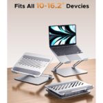 UGREEN 45929 Full Angle Hove Adjustable & Foldable Holder For Laptop Space Grey - Image 14