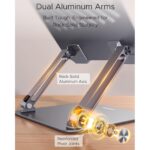 UGREEN 45929 Full Angle Hove Adjustable & Foldable Holder For Laptop Space Grey - Image 11