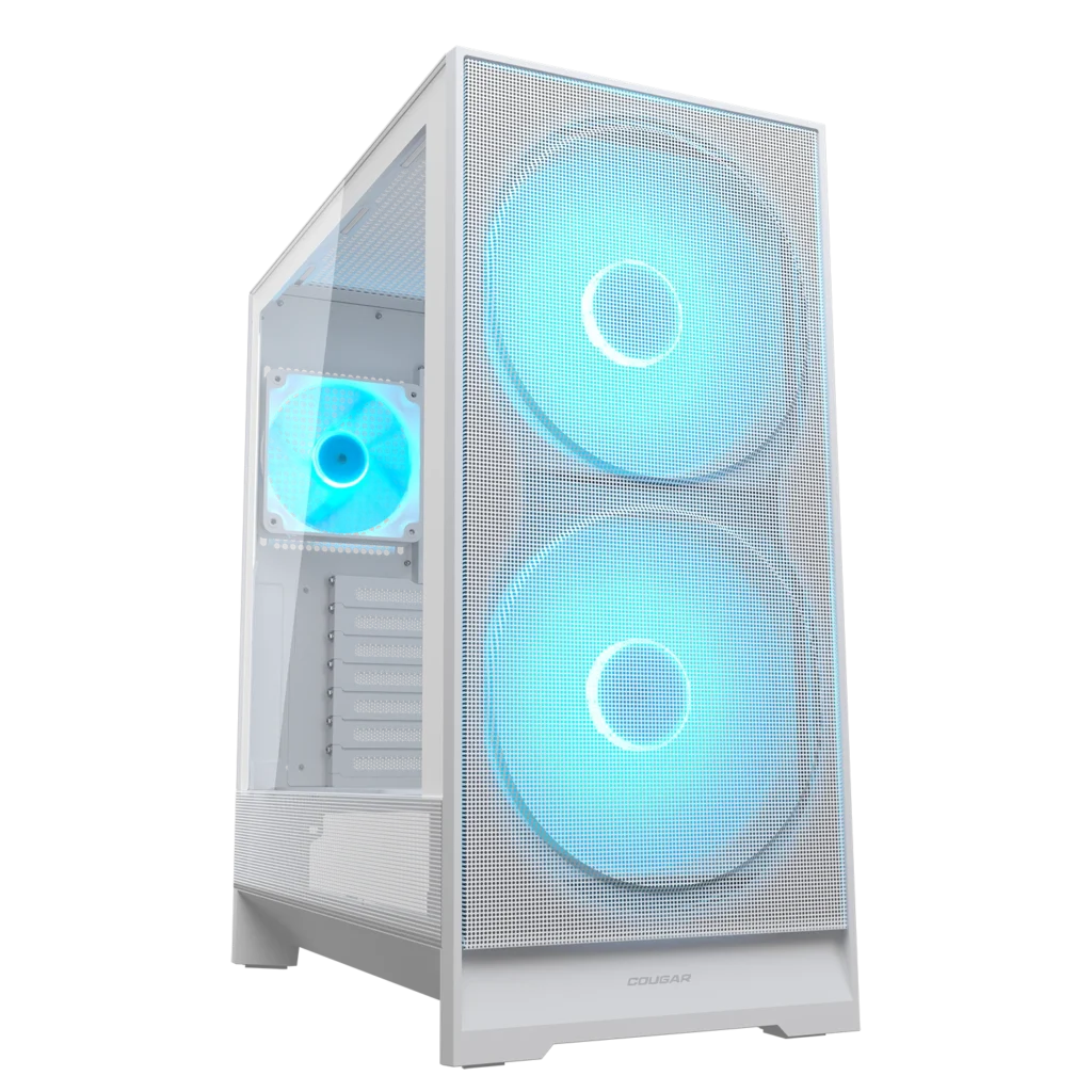 COUGAR Airface 180 Mid-Tower PC Case – White – product view