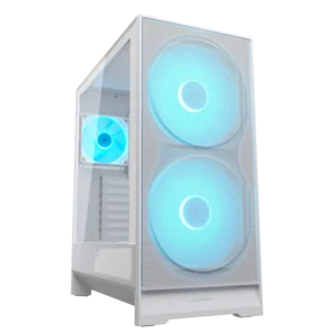 COUGAR Airface 180 Mid-Tower PC Case – White – product view