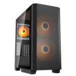 COUGAR Airface FLO RGB Mid-Tower PC Case – Black – product view