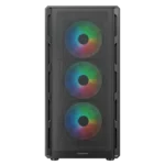 COUGAR Airface Pure RGB Compact ATX PC Case – Black – alternate view