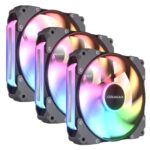 COUGAR APOLAR 120 ARGB Forward Fan 3-Pack – Black – product view
