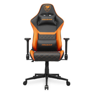 COUGAR Armor One V2 Gaming Chair – Black-Orange – product view