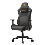 COUGAR Defensor Gray F Fabric Gaming Chair – Gray-Orange – detail view