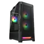 COUGAR Duoface RGB Mid-Tower PC Case – Black – product view